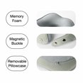 thumbnail image 3 of JIYE Home Kids Memory Foam Travel Neck Pillow, U-Shaped Car and Airplane Pillow for Ages 6-12, 8.7 x 9.4 x 3.5 in, 3 of 8