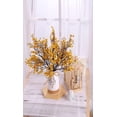 thumbnail image 4 of Zukuco Gypsophila Artificial Flowers Babys Breath Silk Fake Bush Flowers Bouquet Floral Arrangement Home Wedding Party Decorations Decor (6PCS, Orange), 4 of 7