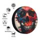 thumbnail image 4 of Balery Abstract Colorful Skull Art Cubiertas para Neumáticos - Protector Resistente para Neumáticos de Camioneta, SUV, Remolque, Camper y RV-16 inch, 4 of 6