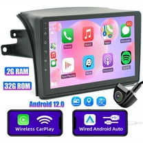 Zcargel Android 12 Car Radio Stereo for Toyota Sienna 2004-2010, Wireless Carplay&Android Auto with 2G 32G Support Bluetooth/Voice Control/GPS/WiFi/Back-up Camera/SWC/FM, 9 Inch IPS Touch Screen