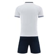 thumbnail image 5 of Kids Soccer Uniform Ndbuld Kids Boys Girls Fashion Football Training Suit Short Sleeve Top Shorts Mesh Breathable Set, 5 of 5