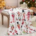 thumbnail image 5 of Christmas Nutcracker Blanket Soft Cozy Lightweight Xmas Throw Blanket for Couch Sofa Bed Living Room Home Decor for Boys Girls s Adults Gift 50x60 inch, 5 of 7