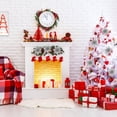 thumbnail image 4 of Navidad Reutilizable De 10Cm, Flores Artificiales Huecas Dobles, Decoración De Navidad, Adorno Para Árbol De Navidad Guardurnaity HA043610-04, 4 of 6