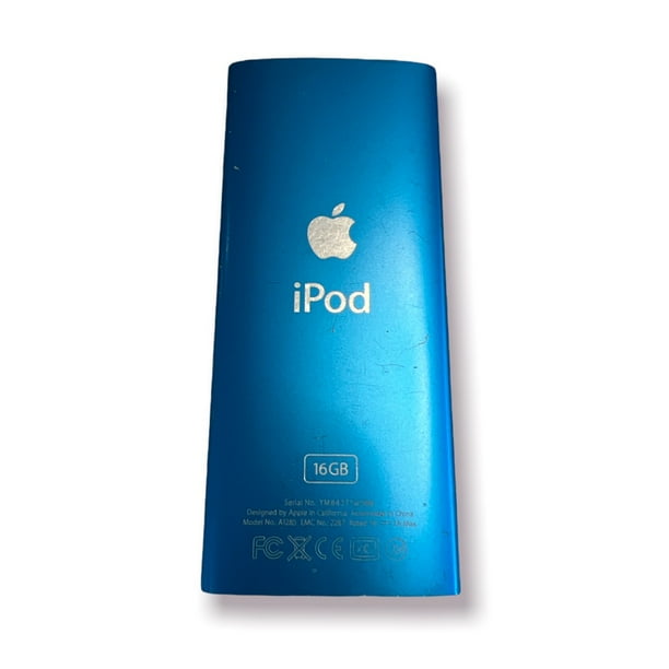 iPod Nano 4th Generation 16GB Blue, MP3 Audio/Video Player, Like