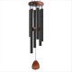thumbnail image 1 of Campanas de Viento de Metal Negro, Campanillas de Viento de Aluminio, 6 Varillas, Campanillas, Decoración del Hogar, , Jardín Al Aire Libre, Patio, 1 of 7