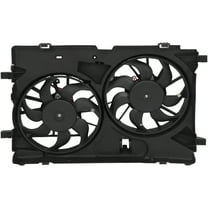 CCIYU Radiator or Condenser Cooling Fan Fit for 2010 2011 2012 for Ford Fusion for Lincoln MKZ