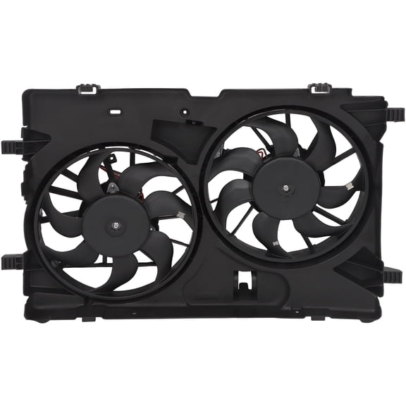 CCIYU Radiator or Condenser Cooling Fan Fit for 2010 2011 2012 for Ford Fusion for Lincoln MKZ