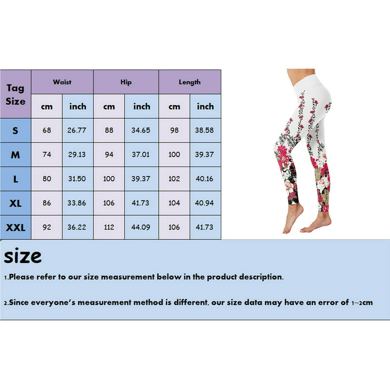 EHQJNJ Leggings for Women Yoga Pants Tall Length Women Printed