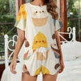 thumbnail image 2 of Cartoon Cake Pajamas Set Womens Loungewear Sleepwear 2 Piece PJ Sets, 2 of 7
