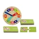 thumbnail image 2 of Reloj de aprendizaje de madera Material didáctico Montessori educativo para la sala de actividades de enseñanza, 2 of 9