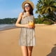 thumbnail image 3 of Balery Tortilla Vestidos de verano para mujer con estampado: vestido holgado sin mangas, vestido playero informal y cómodo para días calurosos., 3 of 7
