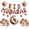 thumbnail image 2 of 1Set Eid Mubarak Letter Foil Balloons Ramadan Kareem Decorations Banner Star Moon Helium Globos Muslim Islamic Party Supplies, 2 of 6