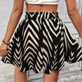 thumbnail image 4 of UDAUDU Women's Flowy Summer Shorts High Waisted Casual Dressy Shorts Comfort Loose Fit Beach Vacation Outfits Zebra XL, 4 of 6