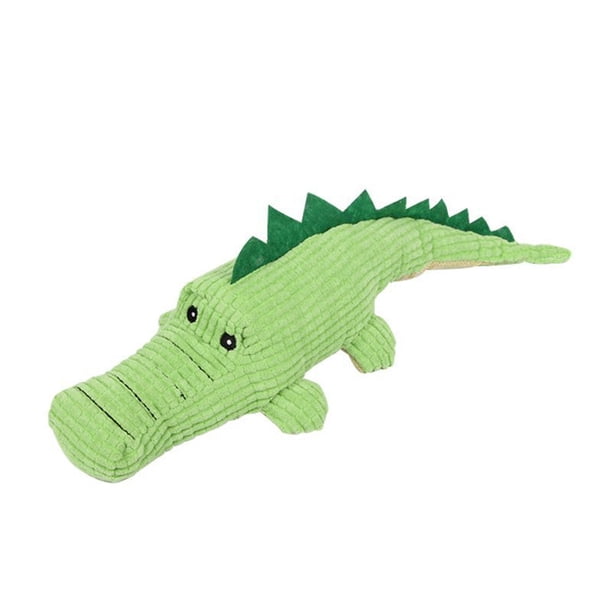EeaseMX Juguete de peluche con sonido de cocodrilo para perro, divertido y educativo, juguete creativo para entrenamiento de mascotas.