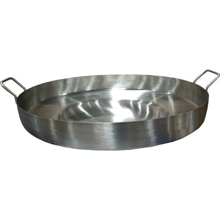 Acero Ware 22 Pouces" Robuste 5 Pouces" Profond Régulier Concave en Acier Inoxydable pour Cuisinière à Gaz Portable