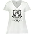 thumbnail image 3 of Inktastic Born in 1985 Limited Edition Women's Plus Size V-Neck T-Shirt, 3 of 5