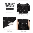thumbnail image 4 of CASSIE LIZ Dresses for Women Summer Midi Womens Boho Short Sleeve Scoop Neck Loose Fit Sun Dresses with Pocket Floral/Tropical/Solid (XL-5XL), 4 of 5