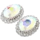 thumbnail image 5 of pendiente de perno prisionero de circonio mujeres pendientes de de ovalados joyería de moda Plata, 5 of 6
