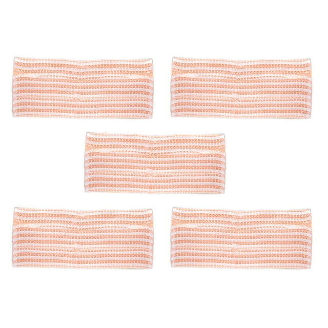 Juego de paños de cocina de 5 piezas, paños de cocina de tela de gofre suave y absorbente, paños de cocina de fibra de bambú para lavar y secar platos 25*35cm
