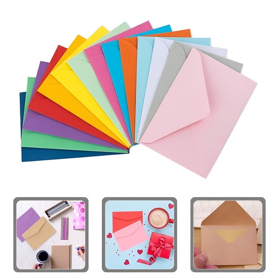 CCOCC Colorful Envelopes Birthday 100pcs