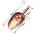 thumbnail image 6 of Copper Ice Scoop, Fashion Ice Cream Scoop, Premium Stainless Steel Cookie Scoop, Dog Food Scoop, Sturdy Flour Scoop, Utility Candy Scoop, Dishwasher Safe (6oz/9 Inch), 6 of 7