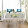 thumbnail image 7 of Tribesigns 78.74" Extra Long Computer Desk 2 Person Desk, Double Long Desk with Heavy Duty Metal Frame for Home Office, White, 7 of 7