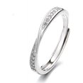 thumbnail image 1 of Anillo de pareja Mobius moda 520 anillo de San Valentín mujer Net Red anillo abierto simple regalo Qixi, 1 of 5