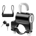 thumbnail image 1 of Portable Lock -Theft Safety Lock All-Metal with 2 Keys for 22-24mm Handlebar Bike Motorcycle Electric Scooter, 1 of 6