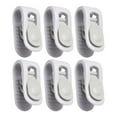 thumbnail image 1 of fastboy Feuilles Clips Pinces Multifonctionnelles Antidérapantes Fixation Matelas Rideau Boucle Accessoires Raccords Outils Violet 6pcs, 1 of 1
