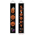 thumbnail image 2 of Halloween Decorations Trick or Treat & It's October Witches Halloween Signs for Front Door Home Decor Porch Outdoor Decorations Welcome Signs, 2 of 3
