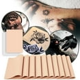 thumbnail image 2 of Venoro Tattoo Skin Practice 5-100Pcs 6in*8in Double Sides Fake Skin For Tattoo Supplies, 2 of 15