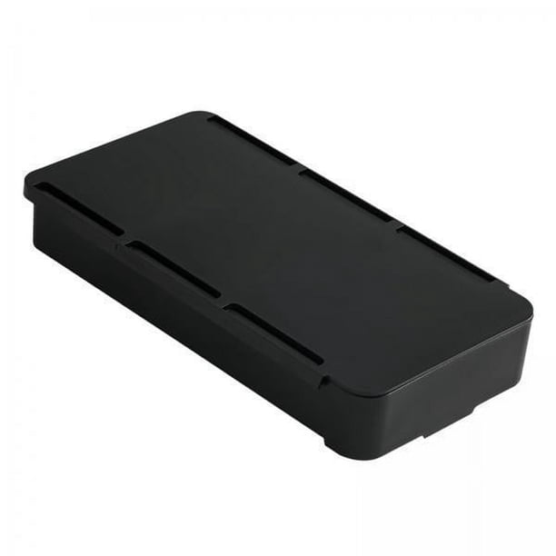 2x Estuche de Escritorio Multifuncional debajo Del Escritorio Organizador Cajón de Almacenamiento Auto Organizador Lápiz Papelería Caja para 2 piezas