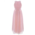 thumbnail image 3 of Alvivi Flower Girls Chiffon Dress Wedding Bridesmaid Maxi Gown Party Prom Costume 4-16, 3 of 7