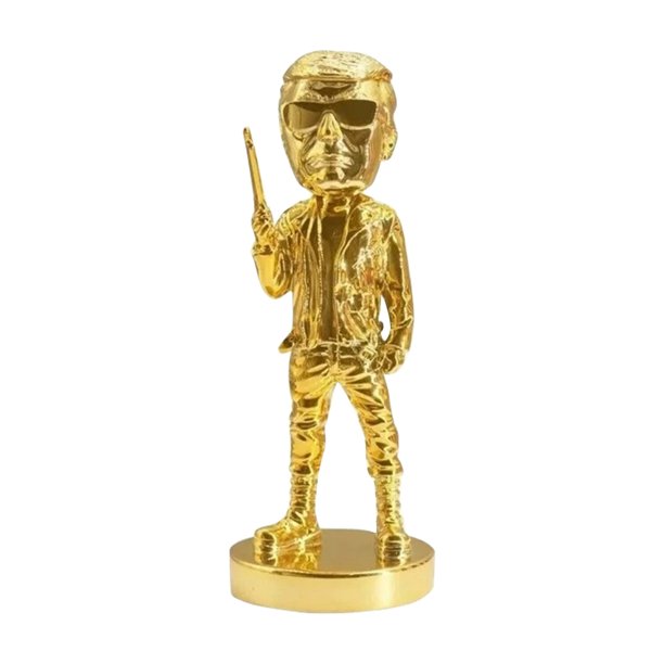 Hot Sale!Gold Bobblehead Toy Doll, Gold Trumpinator Bobblehead Collectibles, Gifts Supporters Gifts For Men Children's Toy Gift