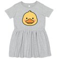 thumbnail image 3 of Inktastic Cute Duck Face Girls Toddler Dress, 3 of 5
