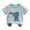 Gray_9, variant on HVOBTTY Summer Toddler Kid's Short Sleeve Crew Neck T-Shirt Print Soft Cotton Comfortable Lightweight Daily Wear Top