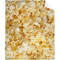 Food Popcorn Blanket Cozy Soft Lightweight Flannel Throw Blanket for Bed Sofa Travel All Season 50" x 60"