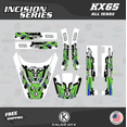 thumbnail image 4 of Kalair GFX Graphics Kit for Kawasaki KX65 (1999-2023) Incision Series, 4 of 5