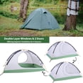 thumbnail image 3 of GEERTOP Tienda de campaña ligera para 2 personas, tienda de campaña impermeable de doble capa para 4 estaciones, para clima frío, para acampar, cazar, senderismo, escalada, viajes al aire libre, fácil, 3 of 5