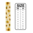 thumbnail image 6 of Table Runner Dresser Scarves 90 Inch Long, Farm Honey Bee with Sunflower Linen Dining Table Runners Watercolor Floral on Yellow Lattice Tabletop Scarf for Wedding Holiday Party Kitchen, 6 of 7