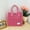 247#Pink, variant on Large Capacity Outdoor Shoulder Tote Bag, Breathable Mesh Handbag for Beach, Summer, Leisure and Toiletries, Lightweight Foldable Design, Travel, Daily Use, Easy to Carry and Space Saving