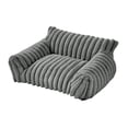 thumbnail image 3 of Sofá cama perfecl para gatos y perros Gris 61 x 45 x 25 cm, 3 of 8