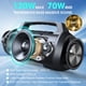 thumbnail image 2 of Altavoz portátil W-KING Bluetooth inalámbrico 120W IPX6 a prueba de agua, 2 of 9