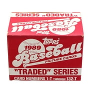 MLB 1989 Topps Baseball Traded Series - Set of 132 Cards