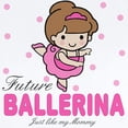 thumbnail image 2 of CafePress - Future Ballerina Like Mommy Baby Infant Bodysuit - Baby Light Bodysuit, Size Newborn - 24 Months, 2 of 4