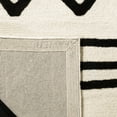 thumbnail image 4 of SAFAVIEH Kids Zigzag Striped Wool Area Rug, Ivory/Black, 5' x 7', 4 of 5