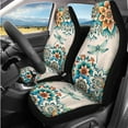 thumbnail image 2 of Uorisanigo Vintage Dragonfly Floral 14 Pack Cars Seat Covers Car Steering Wheel Cover and Headrest Cover Auto Console Cover Cars Seat Belt Pad Cover Keychain Soft Comfortable for Car SUV, 2 of 6