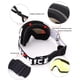 thumbnail image 2 of Gafas de esquí para adultos para hombres y mujeres, cilíndricas, magnéticas, para exteriores, de doble capa, a prueba de viento, para nieve, montañismo, gafas de esquí, marco de polvo, revestimiento, 2 of 5