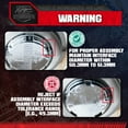 thumbnail image 7 of InTimesAuto 55MM 2.15 Inch Wheel Center Caps for Ford 6M211003AA Rim Wheel Center Hub Caps, Pack of 4 Gloss Black with American Flag, 7 of 7