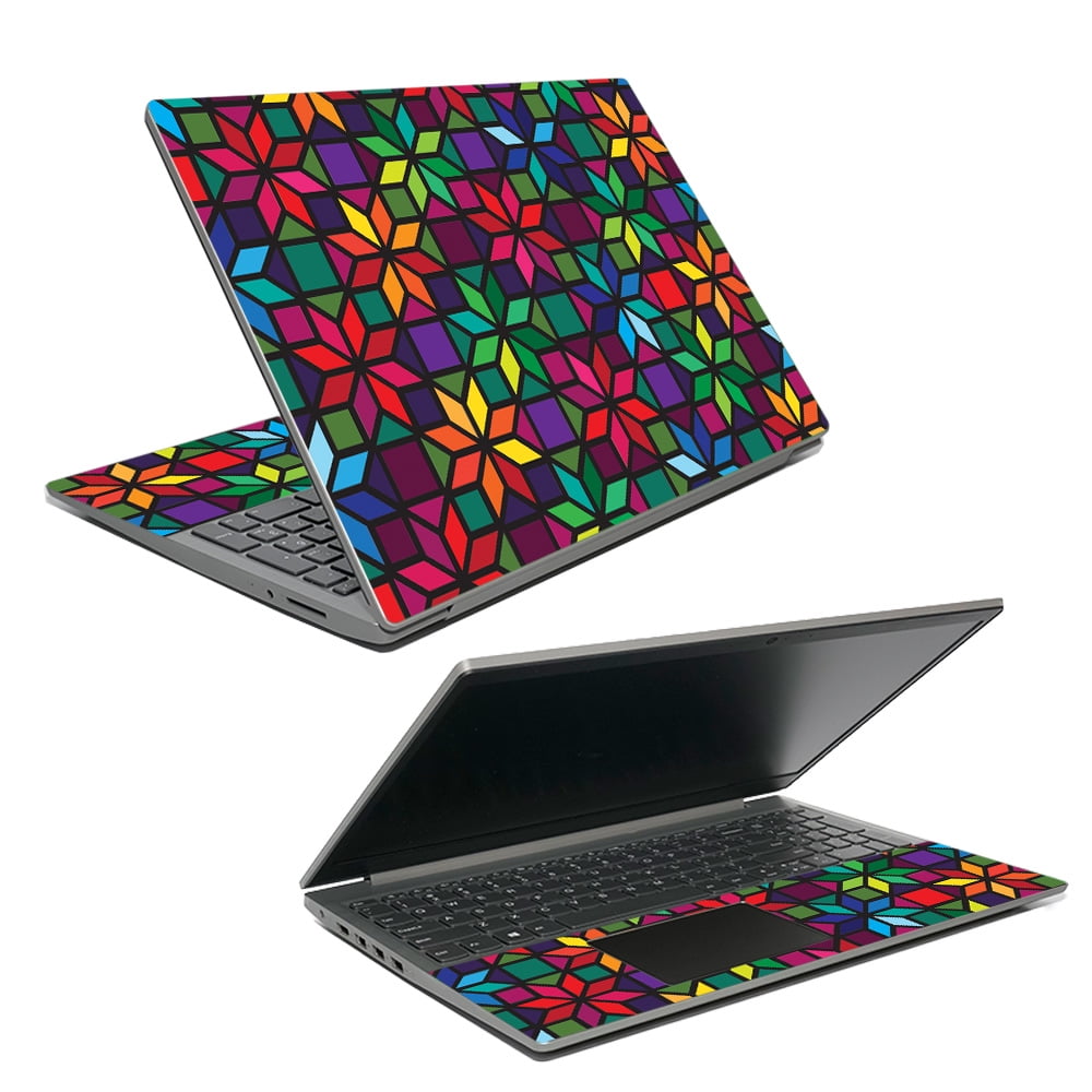 Skin Decal Wrap Compatible With Lenovo IdeaPad S145 15" (2019) Sticker Design Stained Glass